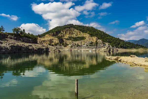 Vista Lago Zaovine Serbia —  Fotos de Stock