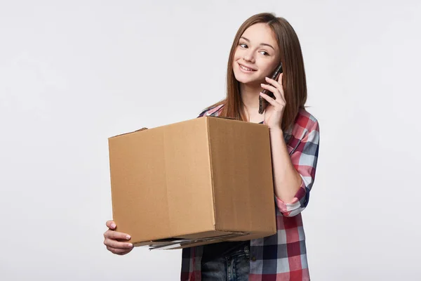 Delivery, relocation and unpacking — Stock Photo, Image