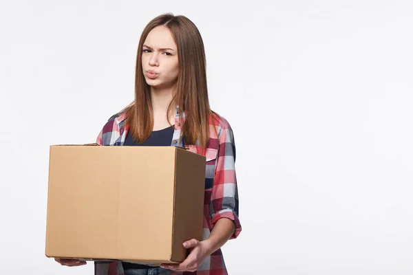 Delivery, relocation and unpacking. — Stock Photo, Image