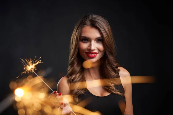 Party, holidays, New Year or Christmas and celebration concept. — Stock Photo, Image