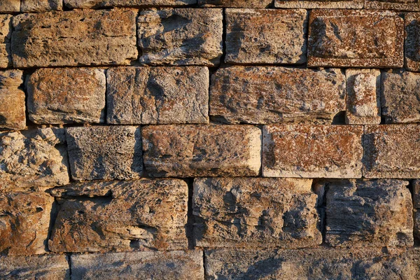 Ancienne muraille de pierre de ville — Photo