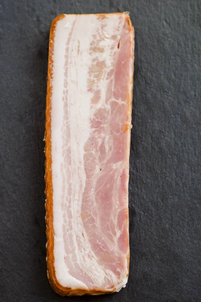 Bacon Afumat Masa Bucătărie — Fotografie, imagine de stoc