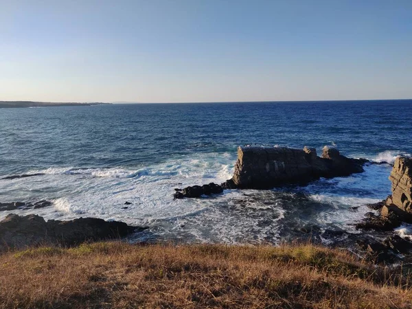 Costa Del Mar Negro Sinemorec Bulgaria — Foto de Stock