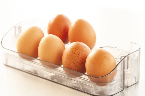 Dicht Eieren Tafel — Stockfoto
