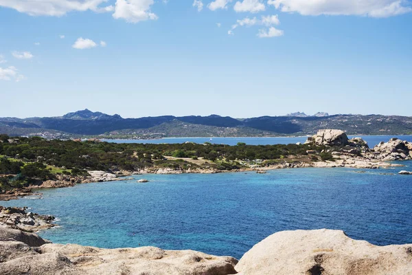 Baja Sardinia Italy Сентября 2017 Вид Побережье Баха Сардинии Сардинии — стоковое фото