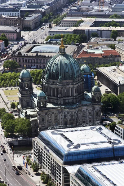 Berlim Alemanha Maio 2018 Vista Aérea Distrito Mitte Berlim Alemanha — Fotografia de Stock