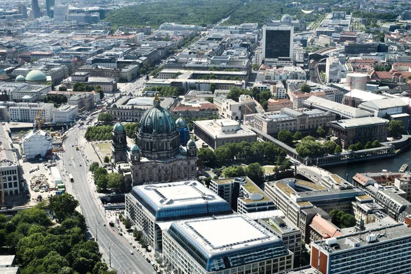 Berlim Alemanha Maio 2018 Vista Aérea Distrito Mitte Berlim Alemanha — Fotografia de Stock