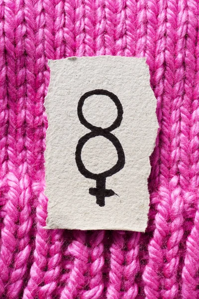 数字 8，为 3 月 8 日，妇女节 — 图库照片