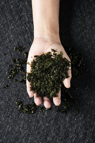 Collations aux algues et graines de sésame — Photo
