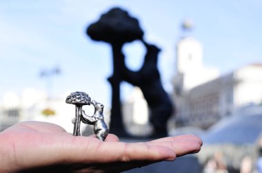 Madrid, İspanya 'da El Oso y el Madrono