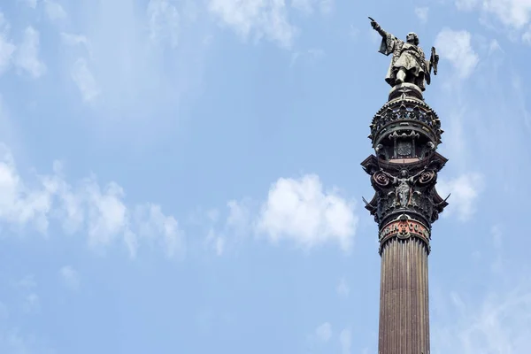 Columbus Monument in Barcelona, Spain — Stock Photo, Image