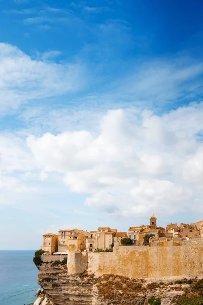 Altstadt von Bonifacio, auf Korsika, Frankreich — Stockfoto