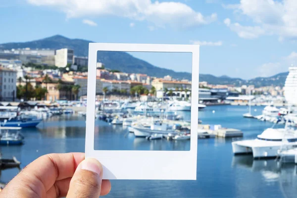 Přístav Ajaccio na Korsice, Francie — Stock fotografie