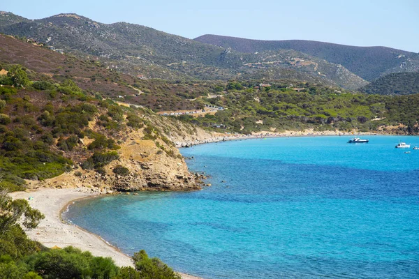 Is Canaleddus en Mari Pintau stranden op Sardinië — Stockfoto