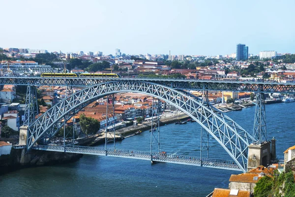 Dom luis jag bron i porto, portugal — Stockfoto