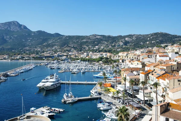 Calvi limanı, Korsika, Fransa — Stok fotoğraf