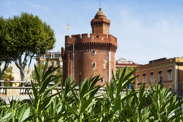 Twierdza Le Castillet w Perpignan, Francja — Zdjęcie stockowe