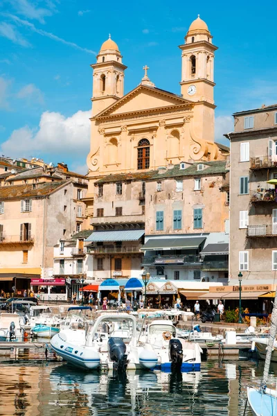 Bastia France Septembre 2018 Une Vue Sur Vieux Port Vieux — Photo