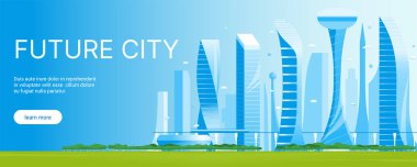 Modern futuristik cityscape 01