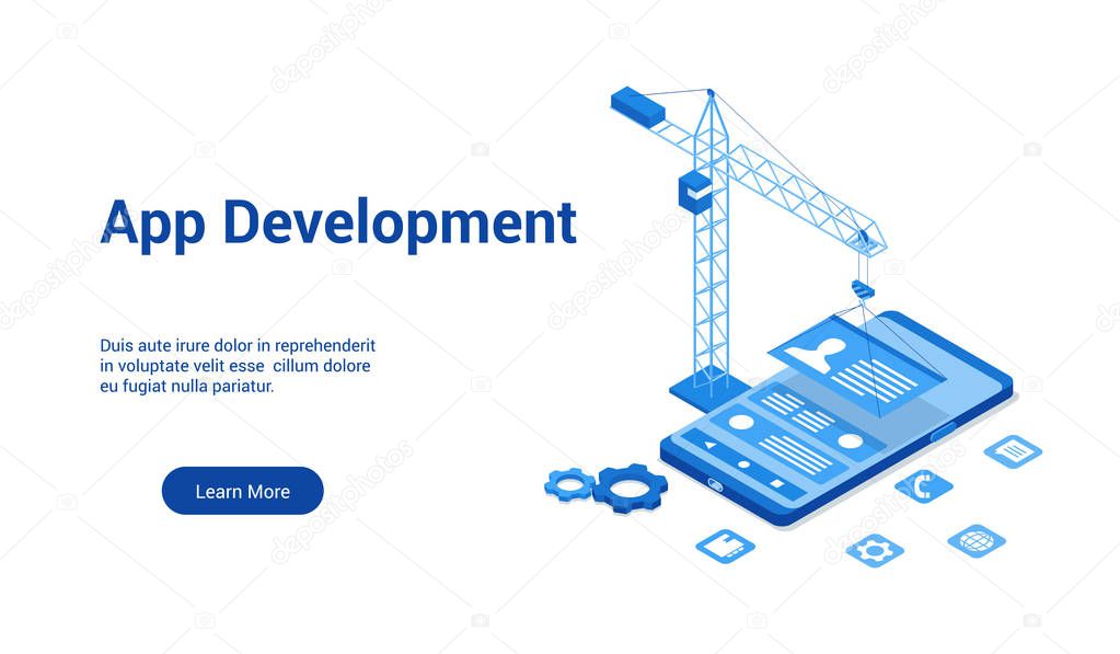 app development 3d bluetemplate