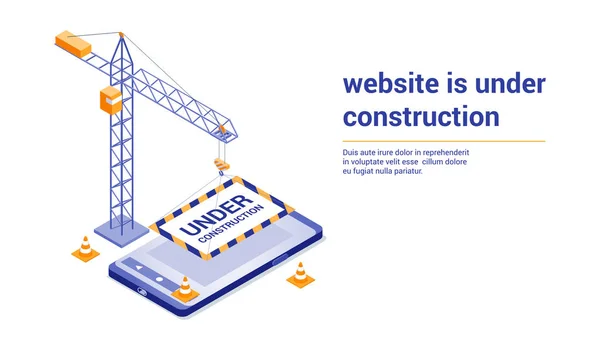 En construction page 01 — Image vectorielle