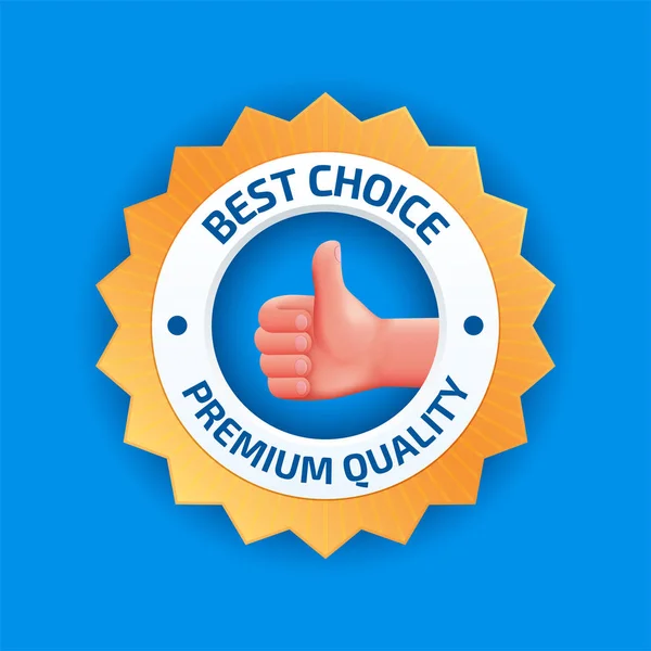 Best choice badge — Stock Vector