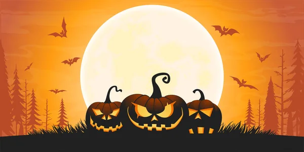 Gruselig halloween Hintergrund 01 — Stockvektor