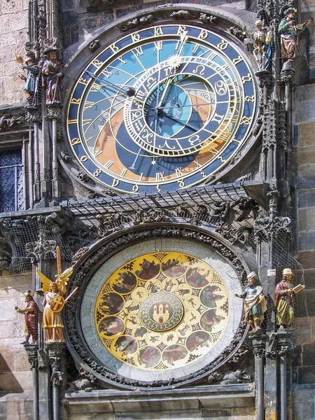 Astronomiska klockan i Prag — Stockfoto