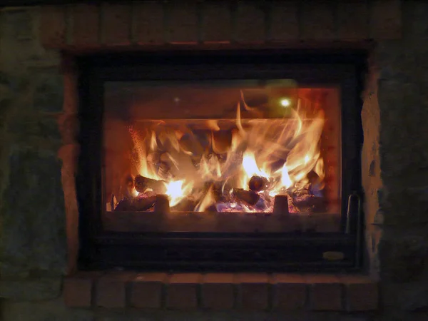 Fireplace — Stock Photo, Image