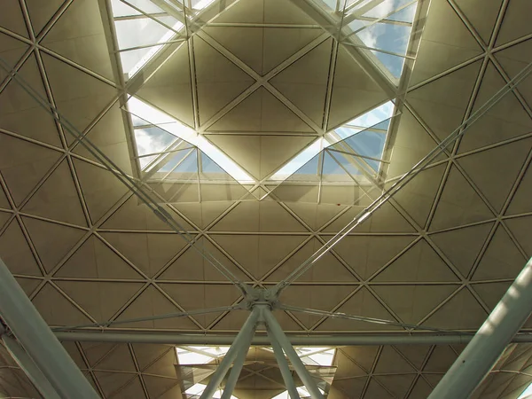 Modern Ceiling Airport — Stock Photo, Image