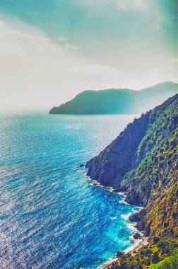 Liguria 'da İtalya kıyıları