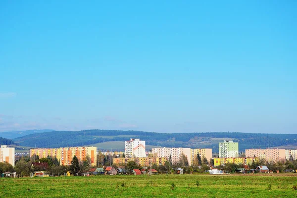 Вид Государственное Жилье Городе — стоковое фото