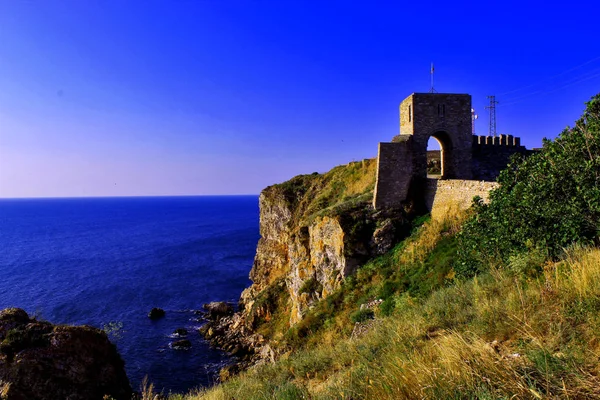 Ortaçağ Kalesi Kaliakra Karadeniz üzerinde