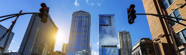 Utsikt Över Chicago Downtown Bridge Och Buiding — Stockfoto