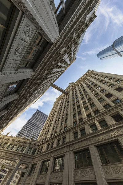 Vertikální Zobrazení Budov Chicagu Usa — Stock fotografie