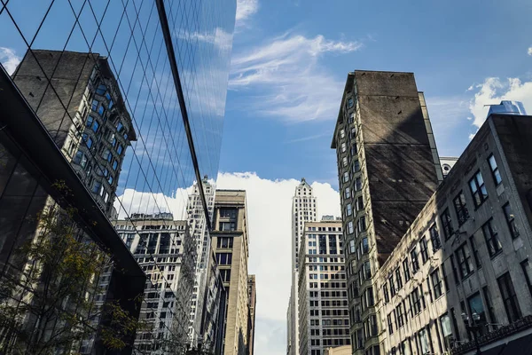 Udsigt Chicago Skyskrabere Med Scloud Usa - Stock-foto