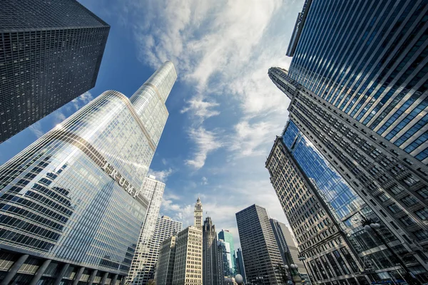 Chicago Illinois Eua Outubro 2018 Trump Tower Skyscraper Building Chicago — Fotografia de Stock