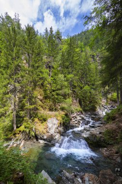 Waterfalls in french Alps clipart