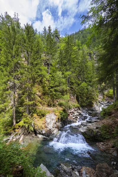 Waterfalls in french Alps — Stock Photo, Image