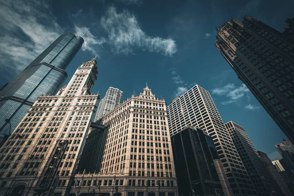 Vista de edifícios em Chicago — Fotografia de Stock