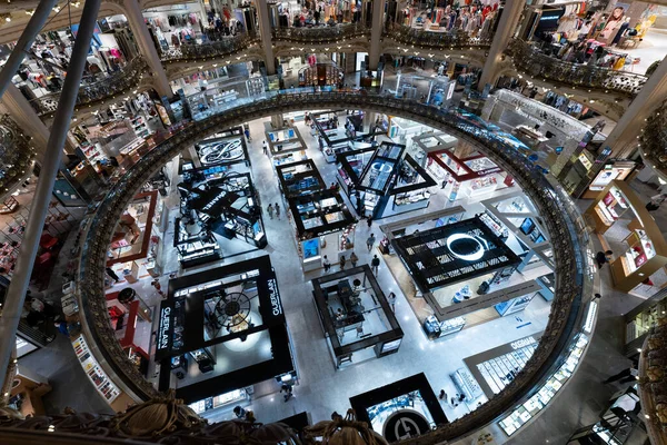 Parigi Francia Agosto 2020 Galeries Lafayette Interior Parigi Architetto Georges — Foto Stock