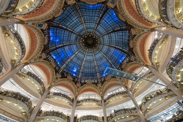 Παρισι Γαλλια Αυγουστου 2020 Galeries Lafayette Interior Στο Παρίσι Αρχιτέκτονας — Φωτογραφία Αρχείου