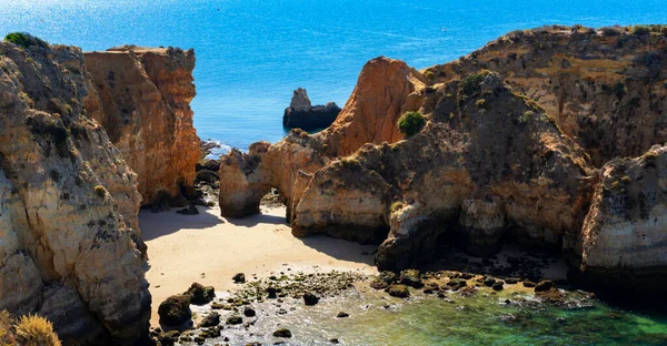 Vista Del Paseo Marítimo Del Algarve Portugal —  Fotos de Stock