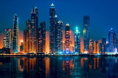 Gece Dubai manzarası, BAE
