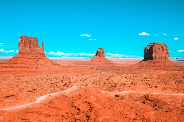 Monument Valley Blue Sky Usa — Stock Photo, Image