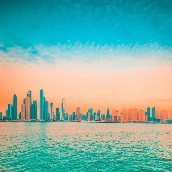 Vista Dubai Uae —  Fotos de Stock