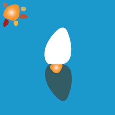 Columbus yumurta temsil eden alt, kırık yumurta