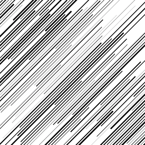 Oblique Black Lines Random Thickness — Stock Vector
