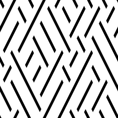 Eğik siyah segmentli pürüzsüz desen