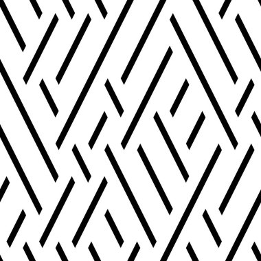 Eğik siyah segmentli pürüzsüz desen